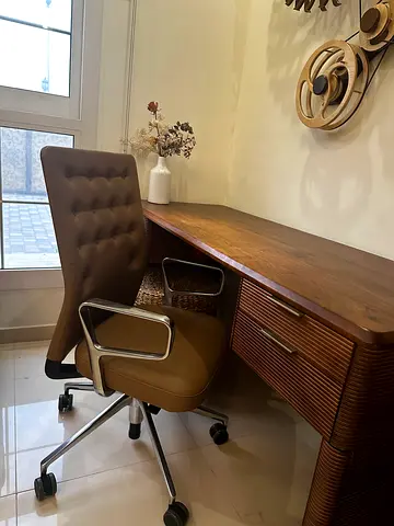Vitra ID Trim Office Chair swivel adjustable study armchair on wheels coasters L70 D66 H60cm