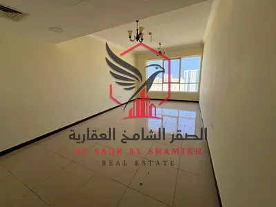 3BR apartment for annual rent in Al Mahatta with free parking and balcony. Prime location near shops, all services, and easy access to Dubai.
