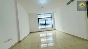 Spacious size two master bedroom hall in building at Al Nahyan camp for 75k