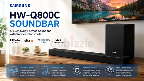 Samsung high end Soundbar 5.1 with Subwoofer Dolby Atmos for sale!!