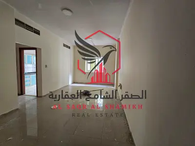 Beautiful 1BR apartment for annual rent in Al Qasimia Al Mahatta, central AC, with a stunning view.