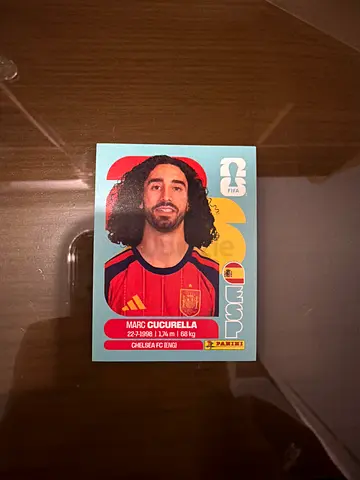 2026 World Cup cucurella Panini sticker