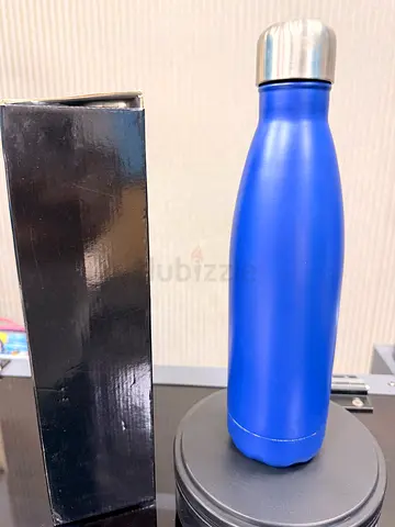 Brand New Matte Blue Stainless Steel Insulated Water Bottle / Thermos 500 ml