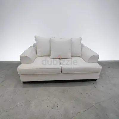 The one brand white color 2 seater sofa