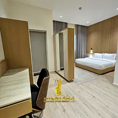 A golden opportunity! Luxurious, fully furnished studio apartment for monthly rent in Al Nuaimiya To