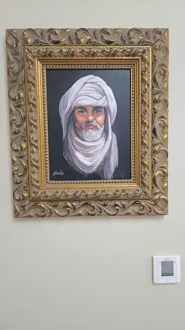 Original Oil Painting on Canvas - Arab in Traditional Dress