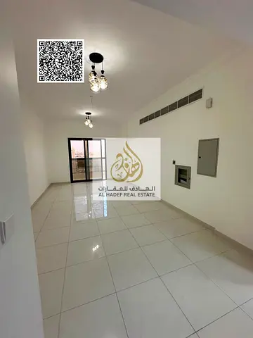 TOW-bedroom apartment with living room for annual rent in Al Muwaihat 3, first occupancy