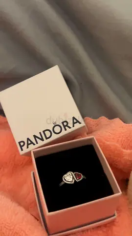 Pandora sterling silver ring size 56 - never worn with box & receipt