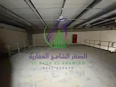 Warehouse for Rent in Industrial Area 5 Sharjah 3500 Sqft Mezzanine Office Kitchen Bathroom 25 KW Power Payment in Four Cheques