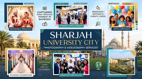 Sharjah University City Photographer & Videographer | Education, Corporate & Creative Media Services