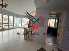1BHK in Al Qasba with free AC, master bedroom, and built-in wardrobes. Prime location near all ameni