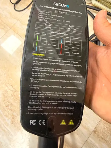 SEGUMA Level 1/Level 2 Portable EV Tesla Charger for sell
