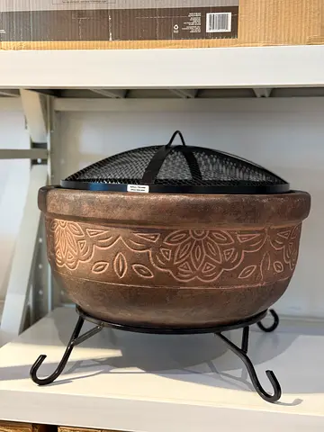 Clay fire pit