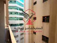 Spacious 1 Bedroom Apartment for Annual Rent in Al Qasimia with Balcony Spacious Layout Free Mainten