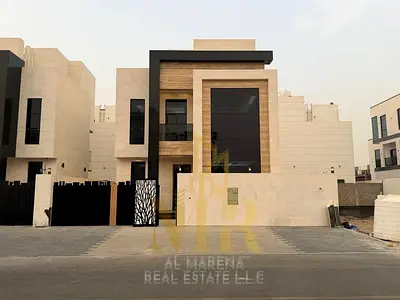 A unique opportunity to own property in Al Bahia, Ajman, with excellent space | 5 bedrooms | 2 floors + roof | Backyard, price includes fees