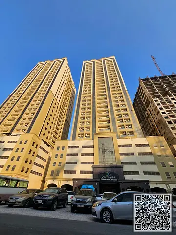 BEAUTIFUL ONE BEDROOM HALL WITH BALCONY IN GOLD CREST TOWER AJMAN