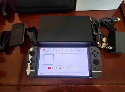 Nintendo Switch Super Smash Brothers Limited Edition Modded 256 Gb Card Free Games ( Rare)