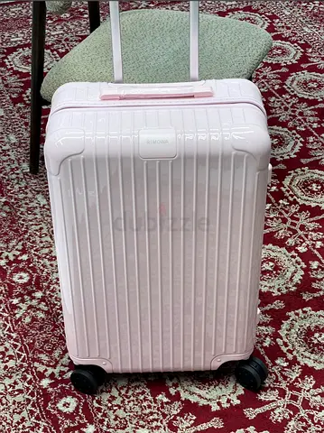 Pink luggage