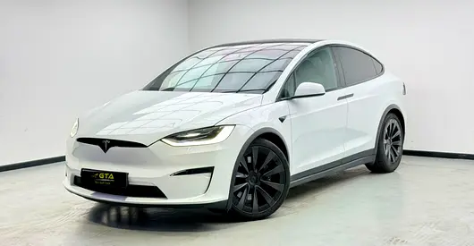 2023 Tesla Model X Long Range, Tesla Warranty+Full Service History, GCC Specs