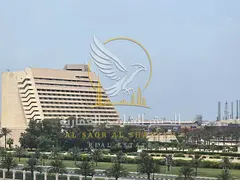 One BHK super deluxe open view free sandy parking near Al Heera Beach.