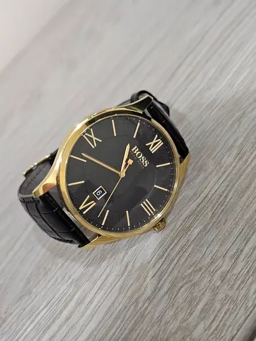 Hugo Boss Men's Governor Leather Strap Watch