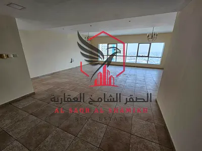 Largest three-bedroom apartment with a living room, AC on the owner, maid’s room inside the kitchen, plus free parking, gym, and swimming pool in the