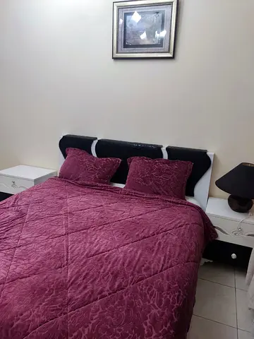 1 BHK in Al Taawun, internet included only, ready from today, clean apartment with clean furniture.
