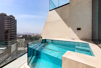 Stylish 1BR with Private Jacuzzi in Binghatti Royale