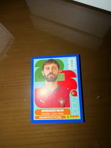 Blue border Bernardo Silva World Cup, 2026 Panini sticker