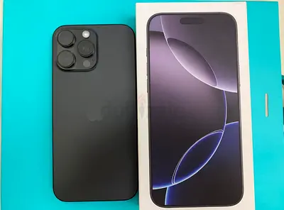 iPhone 16 Pro Max 256GB - Black titanium with Box (Excellent Condition)