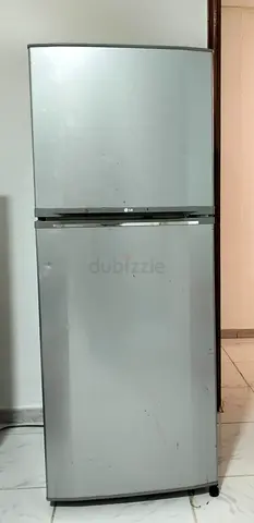 LG Top Freezer Refrigerator - Silver, Good Working Condition