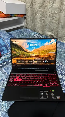 ASUS TUF Gaming A15 Laptop with RGB Backlit Keyboard