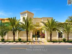 Luxury villa for sale in Rawda 3 | Area 10,000 sq ft | Two floors and a roof | 9 master bedrooms and