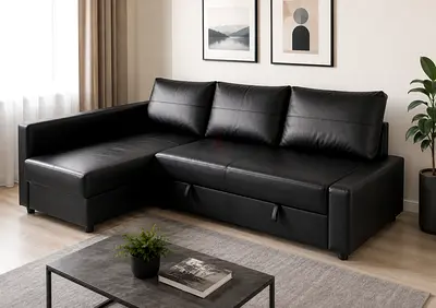 Modern L-Shape Sofa Bed with Storage

Upgrade your living space with this premium L-shaped sofa bed