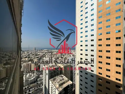 أجمل شقة للإيجار غرفتين نوم وصالة باركن مجانا مع خدمات جيم ومسبح مجانا في المجاز 3
