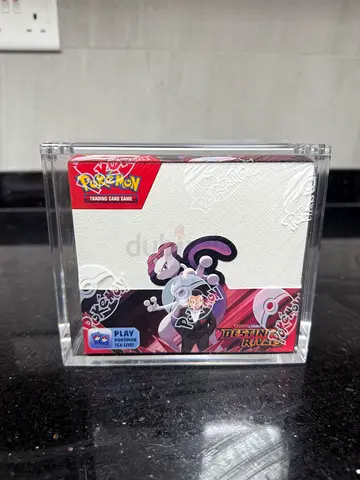 Pokémon Destined Rivals Booster Box (Factory Sealed) + Premium Acrylic Display Case