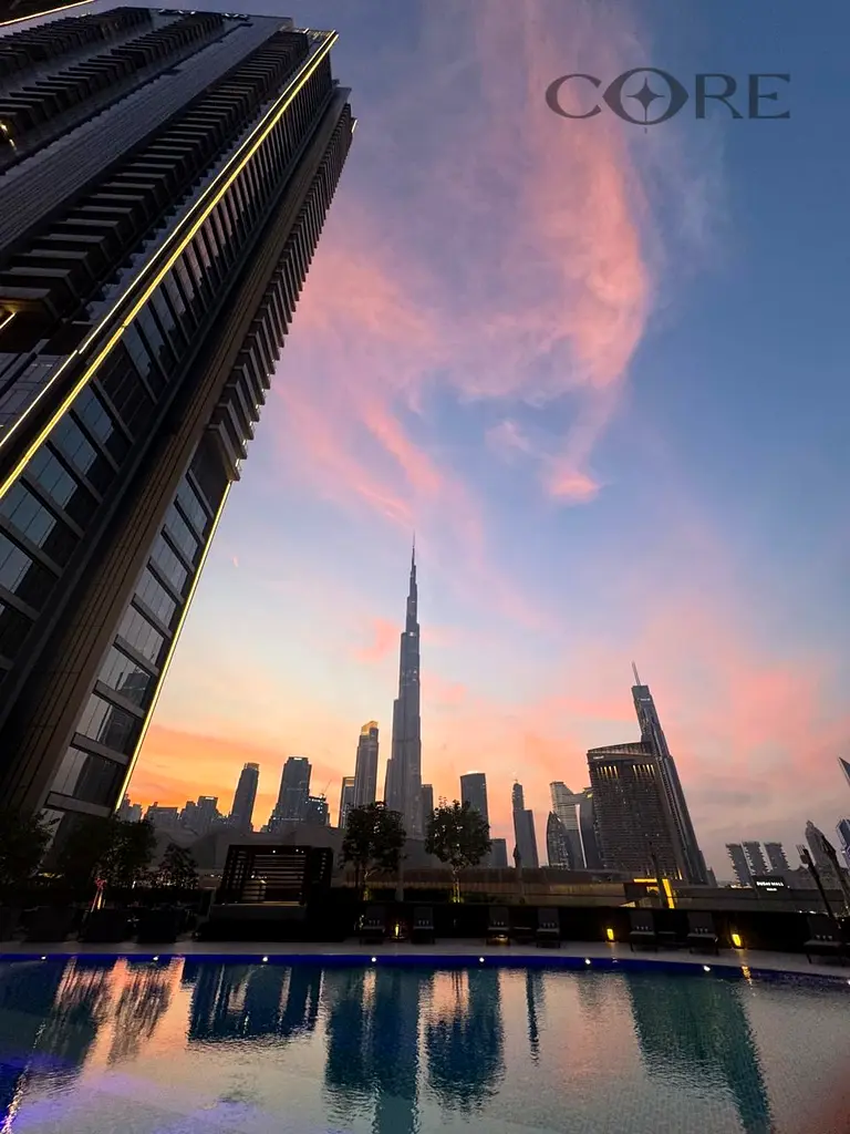 Full Burj Khalifa View | Brand New | 3BR + Maid