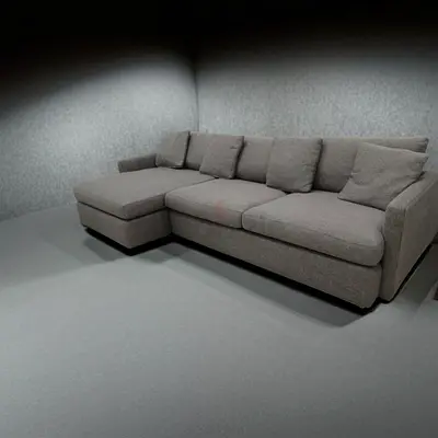 Crate and Barrel Lounge Deep lshape sofa for sale