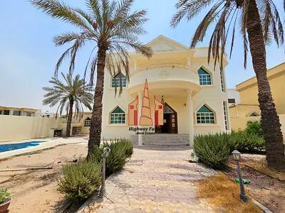 5 Bed room 2 Hall Majlis Balcony 3 Master room Maids room Big yard with swimming pool