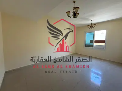 شقة للإيجار السنوي في القاسميه غرفتان نوم وصالة مساحات واسعه صيانه مجانيه تكييف مركزي قريبه الي جميع الخدمات