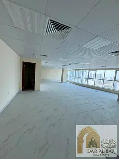 Ready-to-Use Office for Annual Rent in Sharjah | Open View with Free AC and Parking