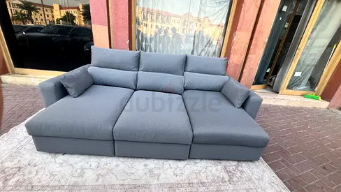 IKEA Esklstuna L Shape Sofa Bed Dark Gray