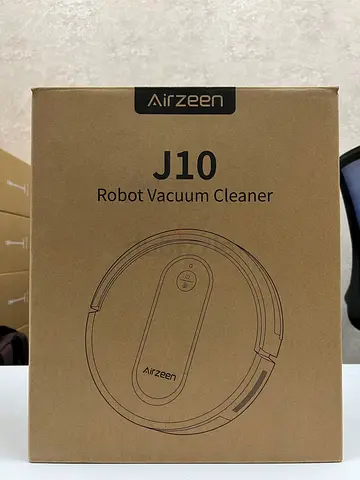 New Airzeen Vacuum Cleaner Robot Vacuum with Mop, App Control and Alexa All 3 in 1 J10 with Box