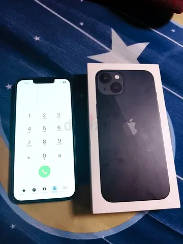 iPhone 13 (Black) with original box - good condition