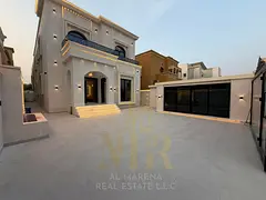 Villa for sale in Al Muwaihat 1 – Ajman | Land area 4,300 sq ft, built-up area 3,800 sq ft | 4 mas