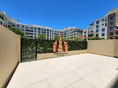 Modern 1BR with Private Terrace & Pool View | Gym parking