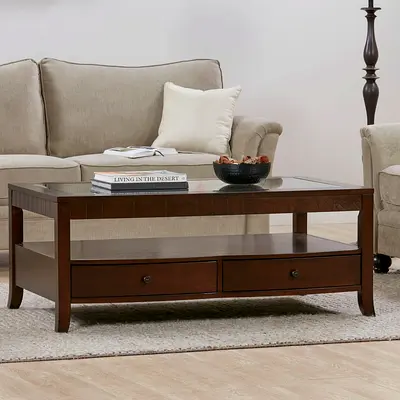Home Centre Glass Top Coffee Table - Great Condition