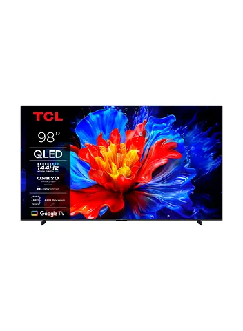 98-Inch P8K QLED 4K UHD Smart TV | Google TV, 144Hz, HDR10+, AiPQ Pro Processor, ONKYO 2.1 Audio, Do