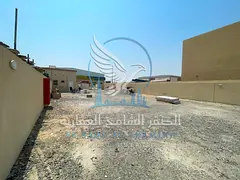 Open Yard for Rent in Al Sajaa - Office- Kitchen & 2 Bathrooms - Spacious Open Area 7,000 Sq.Ft -25 