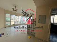 1BR apartment for rent in Al Majaz 3, free AC, free gym & pool, with a stunning view.